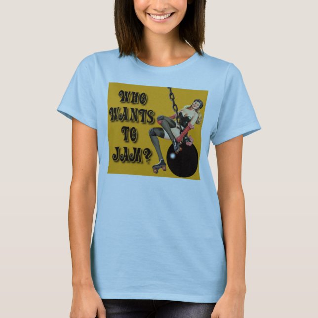 T-shirt Qui veut bloquer ? (Devant)