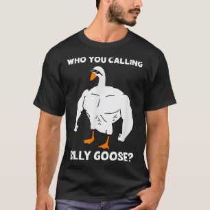 T-shirt Qui Vous Appelez Silly Goose Funny Gym Mème 1