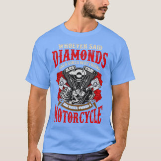 T-shirt Quiconque A Dit Que Les Diamants Sont Une Fille Qu