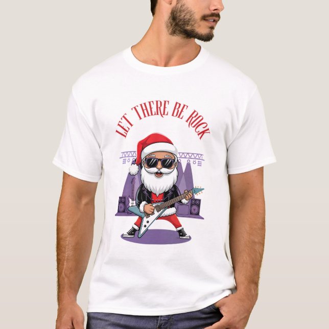 T-shirt Qu'il y ait du roc (Devant)