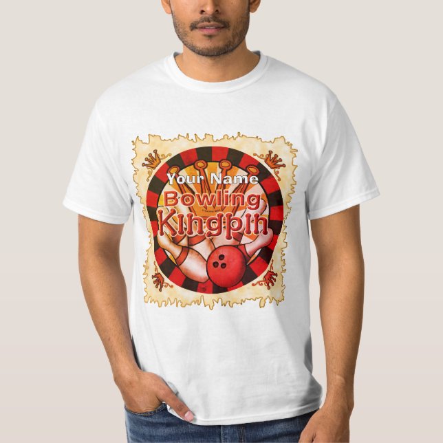 T-shirt Quille de bowling (Devant)
