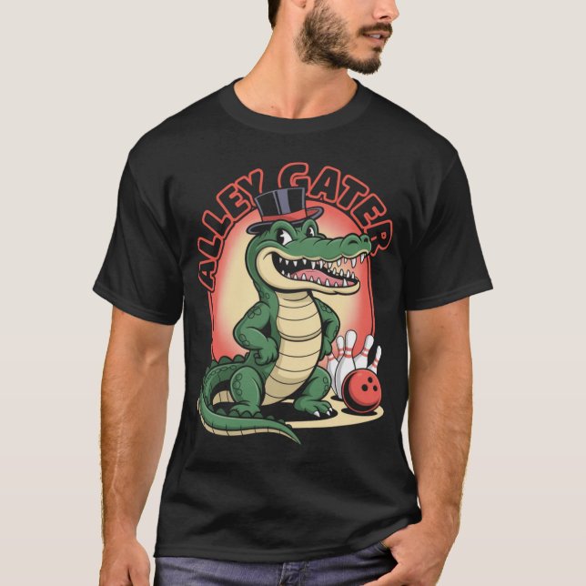 T-shirt Quilles Alligator Crocodile (Devant)