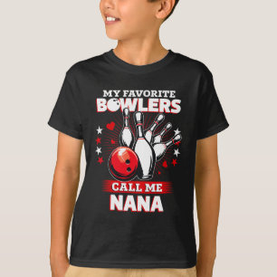 T-shirt Quilleur de bowling drôle Mon quilleur préféré m'a