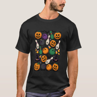 T-shirt Quilleurs de quille de bowling d'Halloween