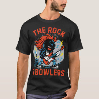 T-shirt Quilleurs de Rock Bowling Drôle