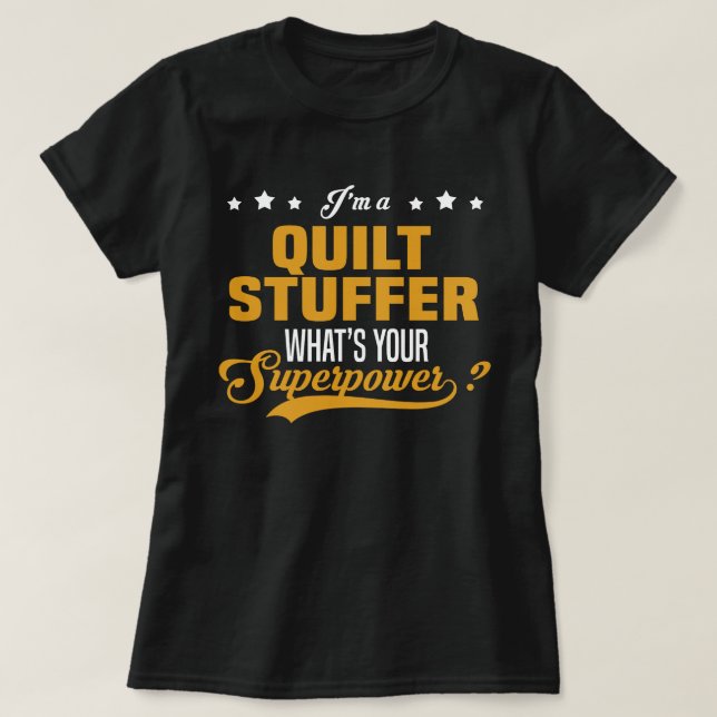 T-shirt Quilt Stuffer (Design devant)