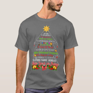 T-shirt Quilting Christmas Tree  One Long Arm Quilter 