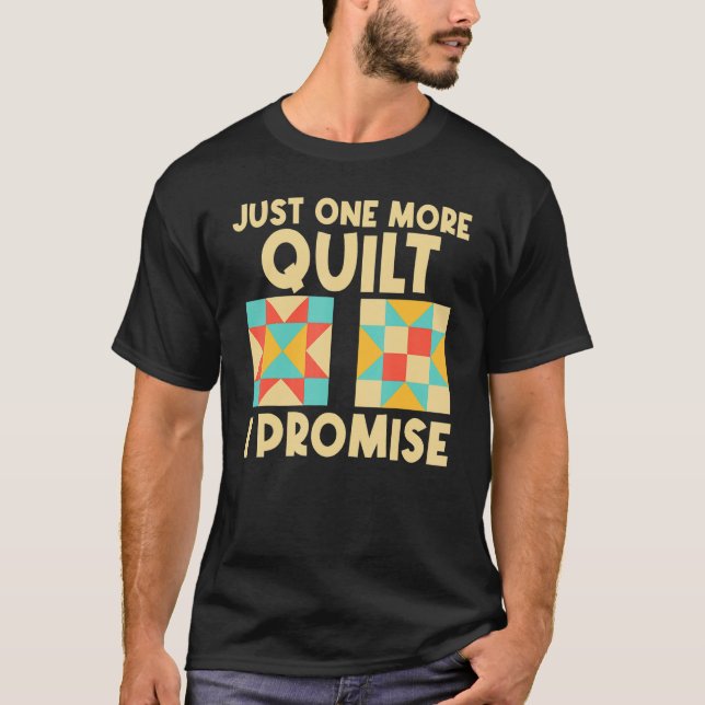T-shirt Quilting For Sewing Enthusiast Men Women Quilt 1 (Devant)