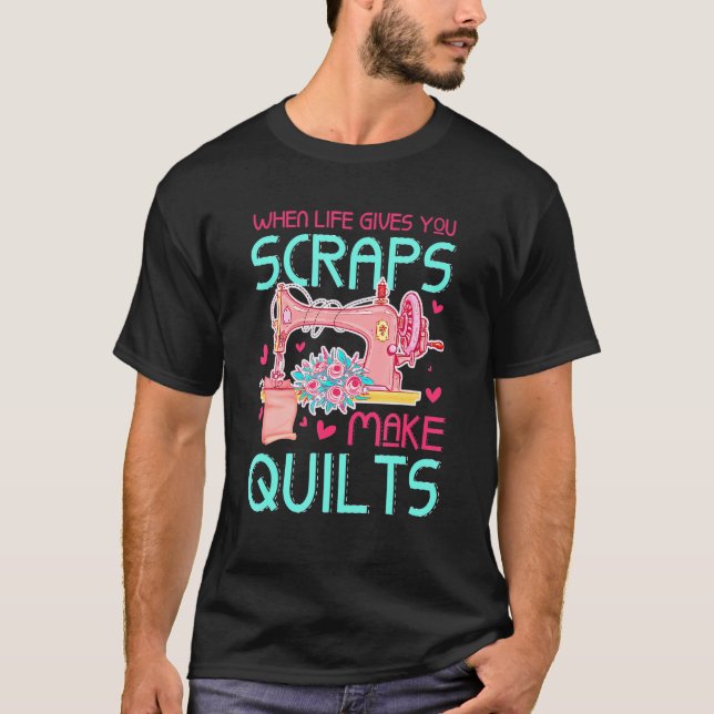 T-shirt Quilting pour courtepointeurs (Devant)