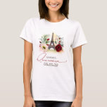 T-shirt Quinceanera 15e anniversaire Fête Paris Thème<br><div class="desc">Quinceanera 15e anniversaire fête Paris t-shirt à thème</div>