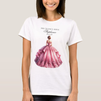 T-shirt Quinceañera personnalisé