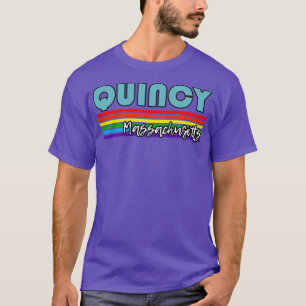 T-shirt Quincy Massachusetts Pride Quincy LGBT Cadeau LGBT