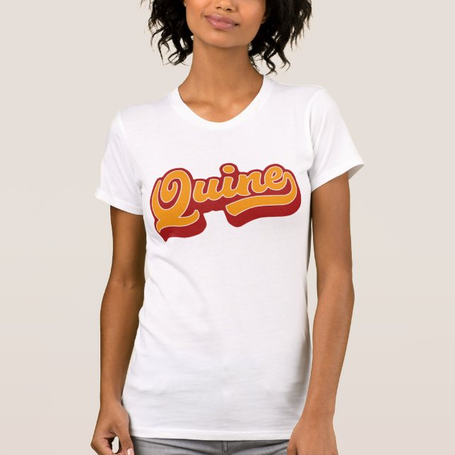 T-shirt Quine, Tee - shirt de dialecte dorique (Devant)