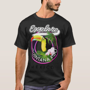 T-shirt Quintana Roo holbox plage mexique patch voyage
