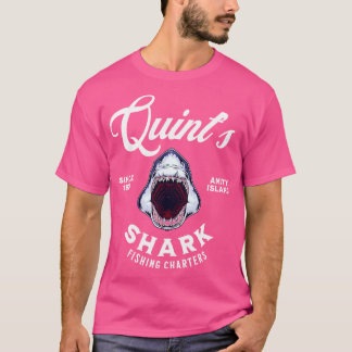 T-shirt Quints Charters de pêche depuis 1975 Amity Island