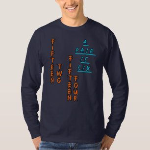T-shirt Quinze Deux Quinze Quatre La Paire Six
