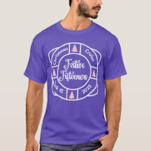 Quinze Festives Classique Tee d'équipage (violet)