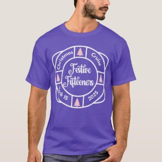 T-shirt Quinze Festives Classique Tee d'équipage (violet)