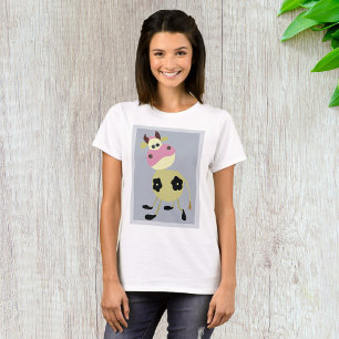 T-shirt Quirinal Cartoon Vache Fun Animal de ferme