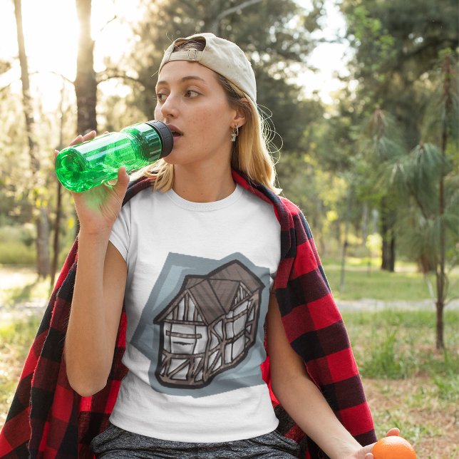 T-shirt Quirky Tudor House Architecture médiévale (Créateur téléchargé)