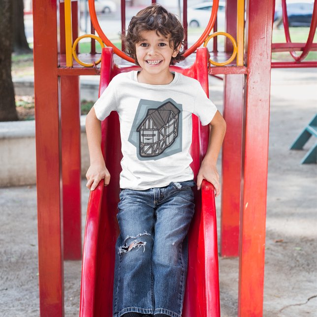 T-shirt Quirky Tudor House Architecture médiévale (Créateur téléchargé)