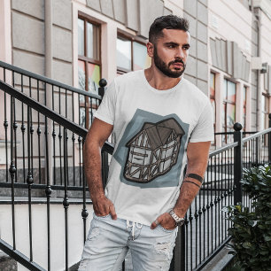 T-shirt Quirky Tudor House Architecture médiévale