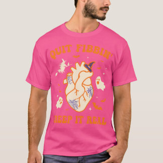 T-shirt Quit Fabbin Creep Real Anatomy Coeur Infirmière Do