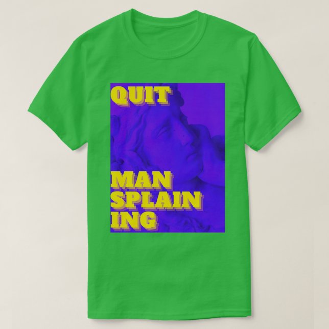 T-shirt Quit Manspling (Design devant)