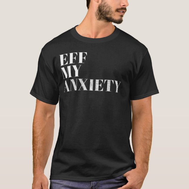 T-shirt Quitter mon anxiété (Devant)