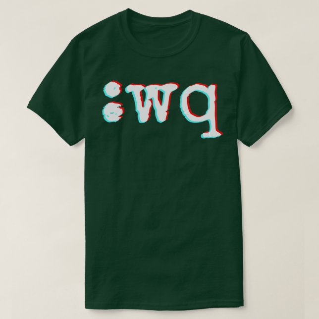 T-shirt Quitter vim wq Signer pro programmeurs conseil Fun (Design devant)