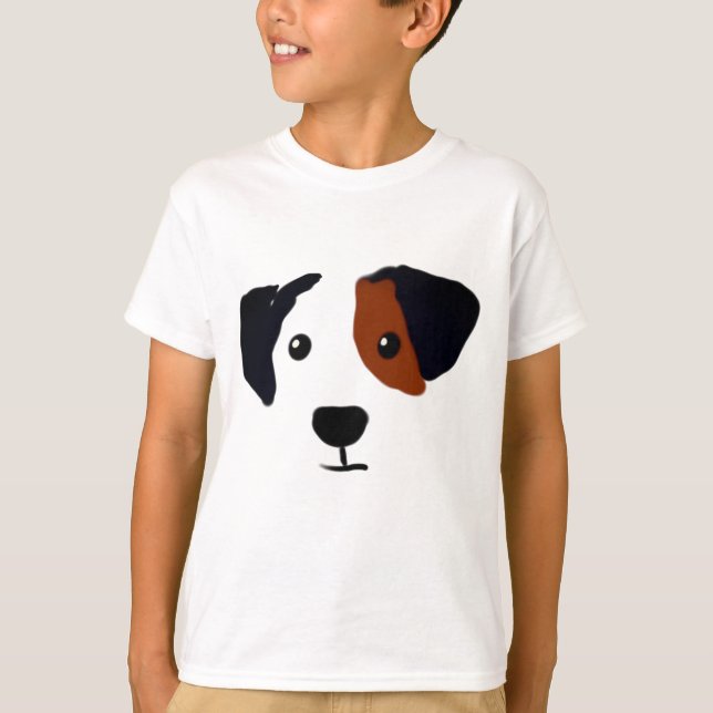 T-shirt Quizzical Happy Dog (Devant)