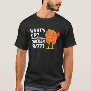 T-shirt Quoi de neuf Beurre de poulet amusant Beurre de po