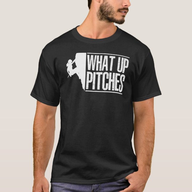 T-shirt Quoi de neuf Escalade Bouldering Rock Climber B (Devant)