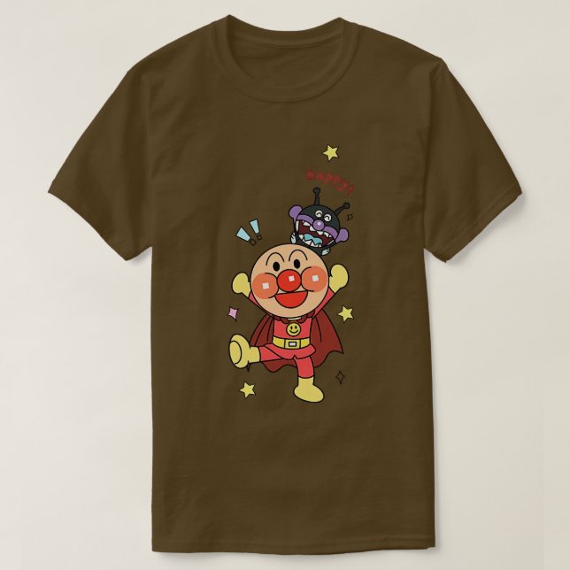 T-shirt Quoi qu'Anpanman nouveau (Design devant)
