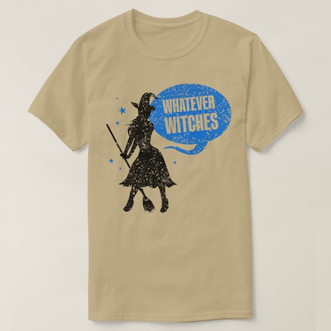 T-shirt Quoi Que Les Sorcières Boivent Les Filles Hallowee (Design devant)