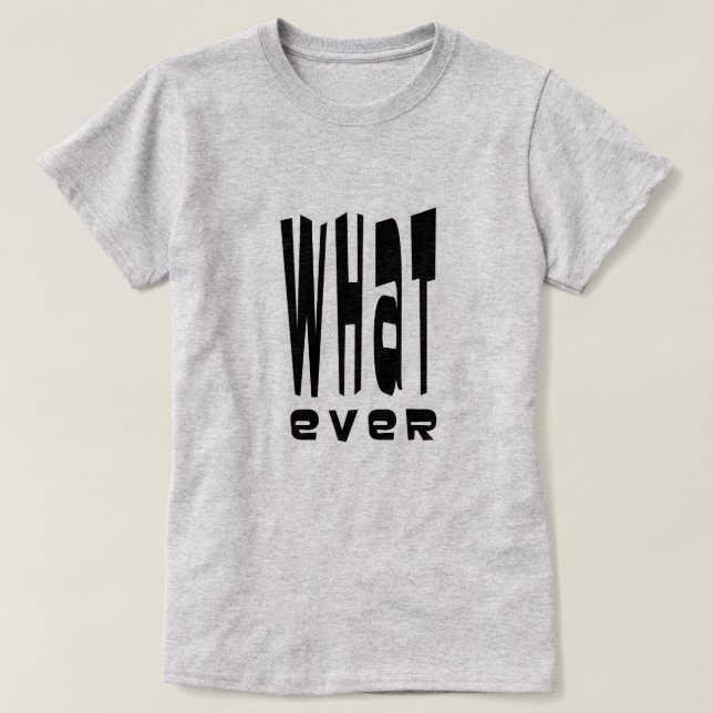 T-shirt Quoi qu'il en soit (Design devant)