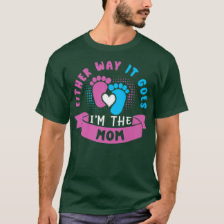 T-shirt Quoi qu'il en soit, je suis la maman Bébé Genre Ré