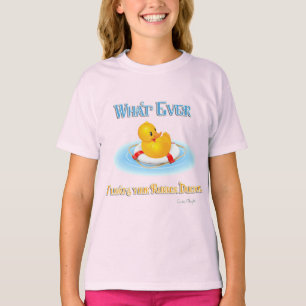 T-shirt Quoi qu'il Flotte votre Duckie en caoutchouc