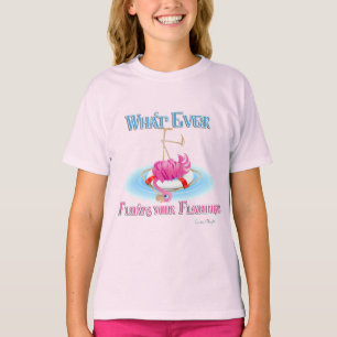 T-shirt Quoi qu'il flotte votre Flamant rose