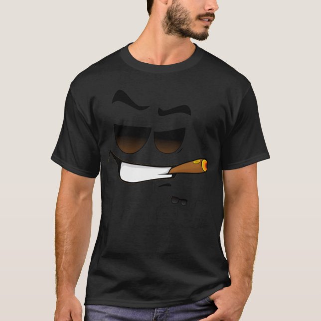 T-shirt quoi qu'un cadeau drôle de visage (Devant)