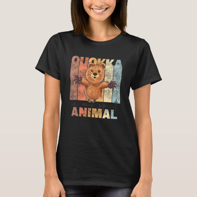 T-shirt Quokka Est Mon Esprit Animal Sweet Quokka (Devant)