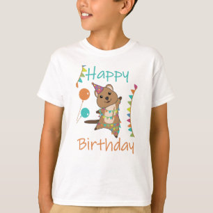 T-shirt Quokka Souhaite Bon Anniversaire À Vous Quokkas