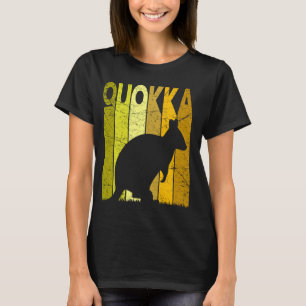 T-shirt Quokka Vintage animal australien Rétro Quokka Macr