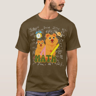 T-shirt quokkas mathématiques