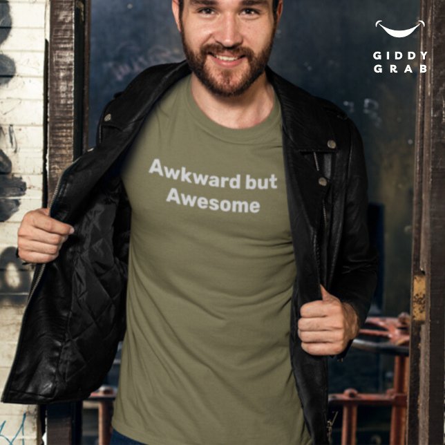 T-shirt Quote de caractère amusant mais maladroit (Créateur téléchargé)