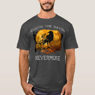T-shirt Quoth le corbeau Plus d'Halloween T Éffrayant