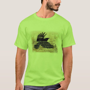 T-shirt Quoth le poème de Raven Edgar Allen Poe plus