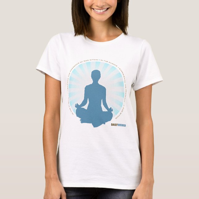 T-shirt QUOTIDIEN "de paix intérieure" de WORD® (Devant)
