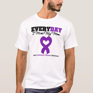 T-shirt Quotidien je manque ma maladie d'Alzheimer de
