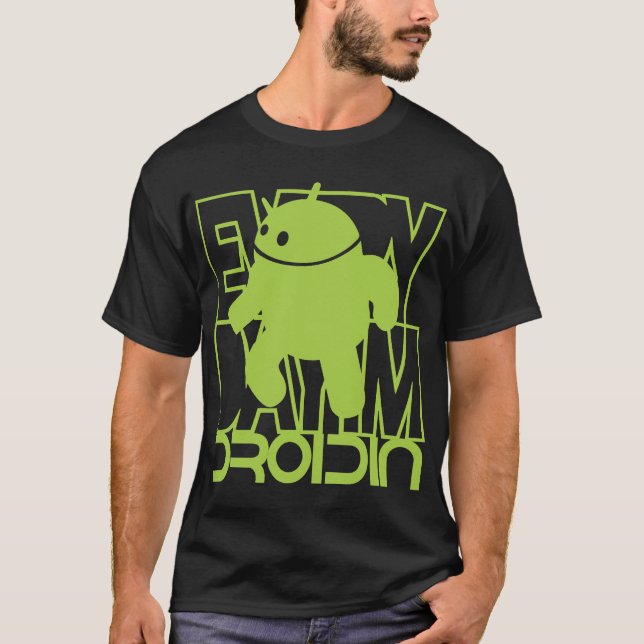 T-shirt Quotidien je suis Droidin (Devant)